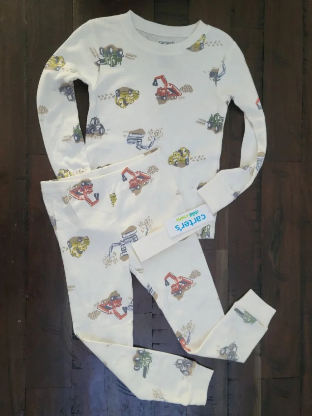 Carters Construction Vehicles Pajama Set